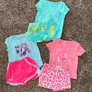 Girls 2T shirt/short Sets